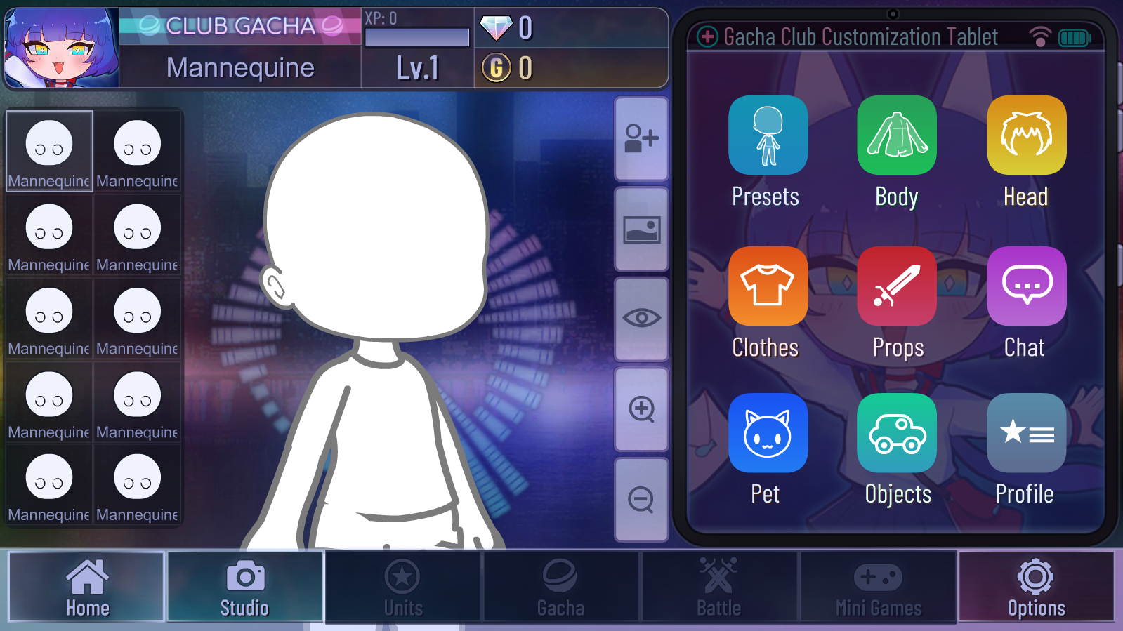 Stream Create Your Own Anime Characters with Gacha Nox for iOS