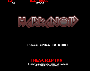 Cover image for Harkanoid