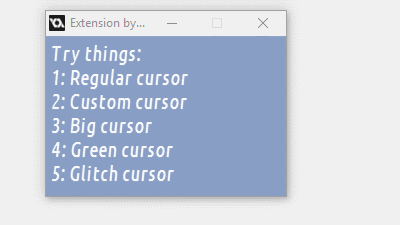 AA Custom Cursor - AA Extensions