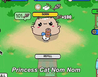 Princess Cat Nom Nom