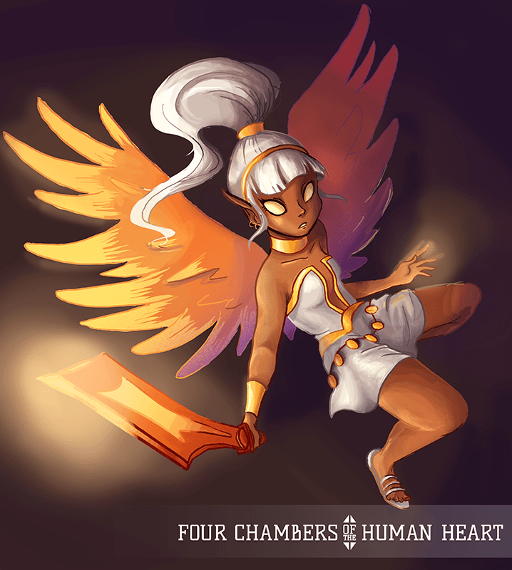 Cover image for Four Chambers of the Human Heart