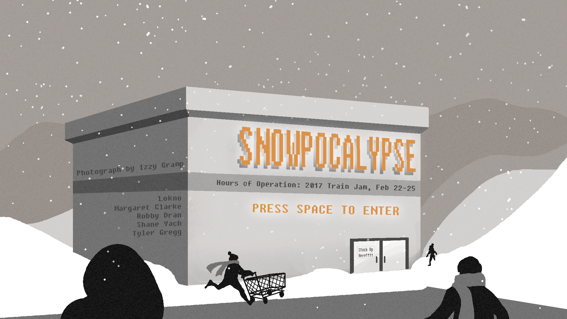 Screenshot 2 for Snowpocalypse Train Jam 2017