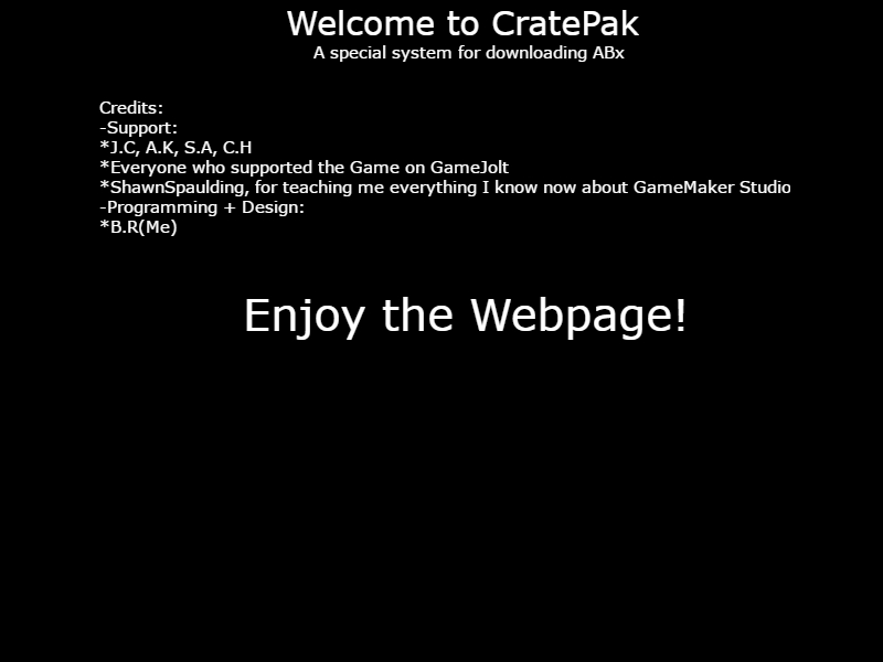 CratePak HTML