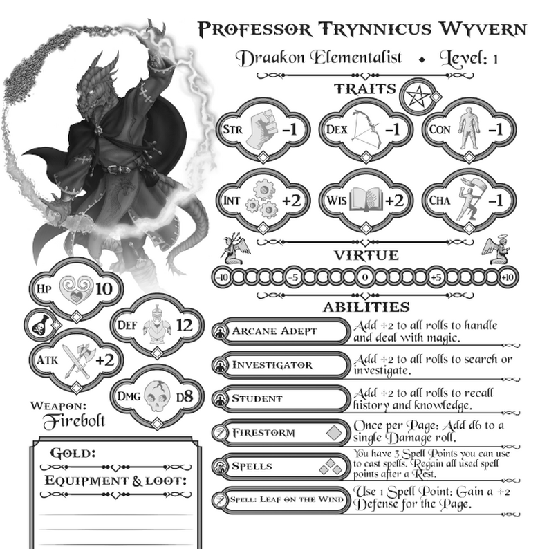 2022 Quest Calendar The Gates of Terralon by SundialGamesLLC