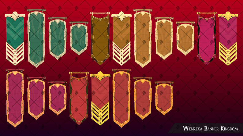 Assets: Banners of the Kingdoms by Wenrexa