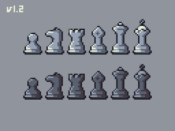 pixel chess - Free asset pack by dani maccari