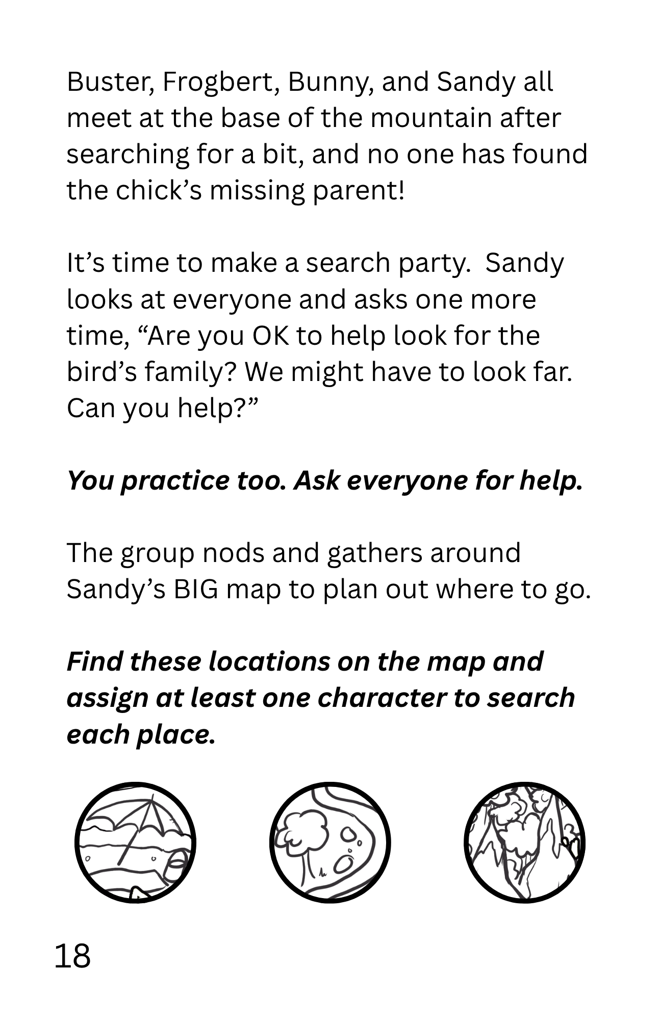 Screenshot 6 for StoryGuider: Sandy's Spring Search!