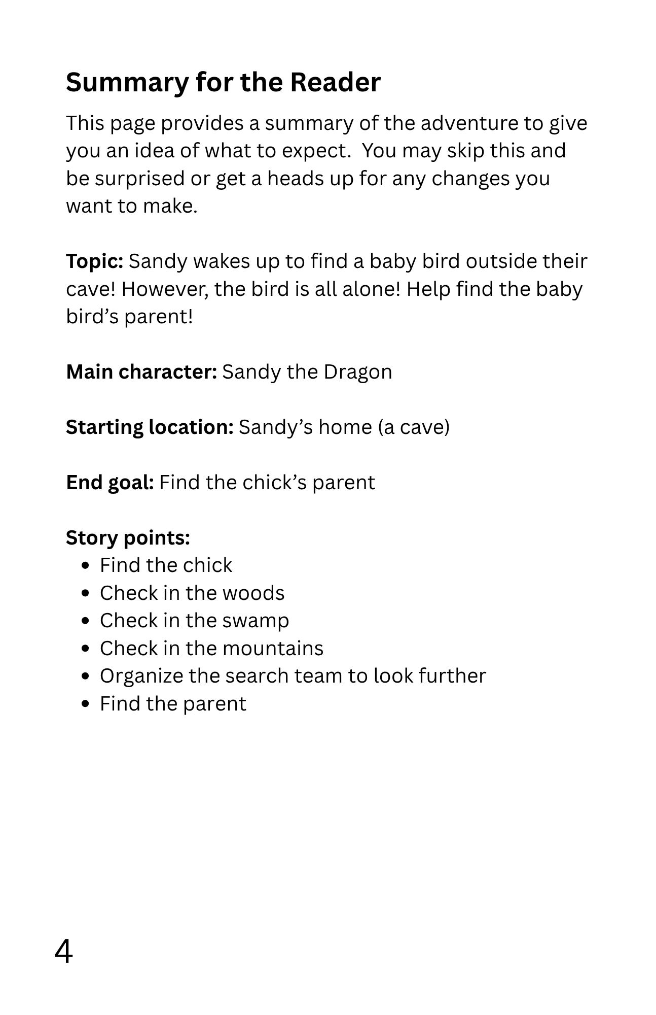 Screenshot 3 for StoryGuider: Sandy's Spring Search!