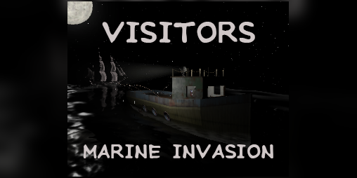 Cover image for Visitors: Marine Invasion