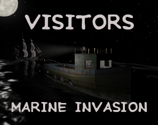 Cover image for Visitors: Marine Invasion