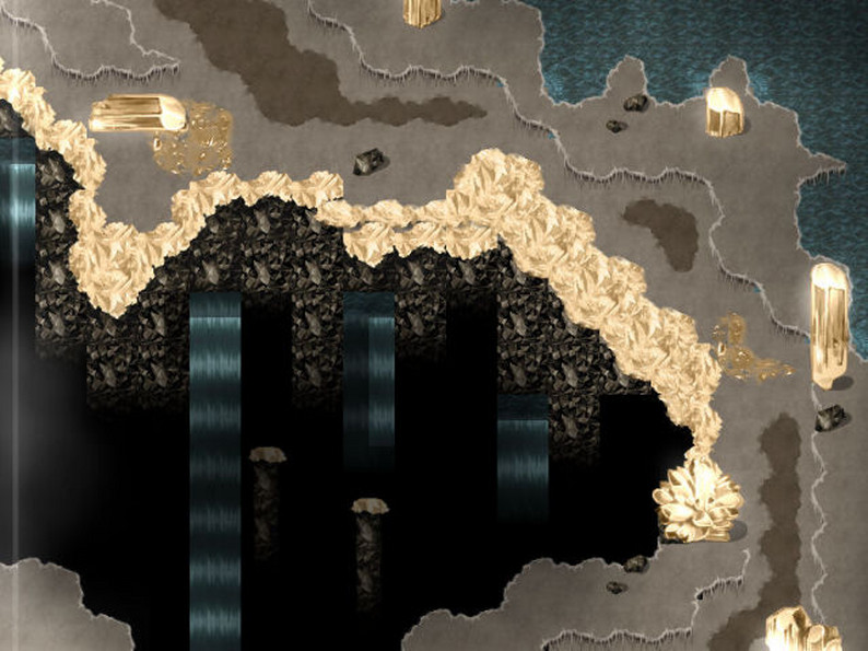 KR Crystal Cave Tileset for RPGs by Kokoro Reflections