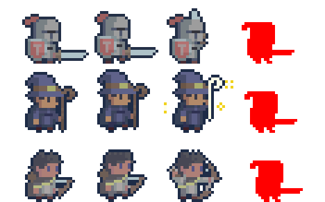 Pixel Art Roguelike Pack by edermunizz