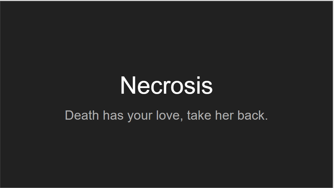 Necrosis