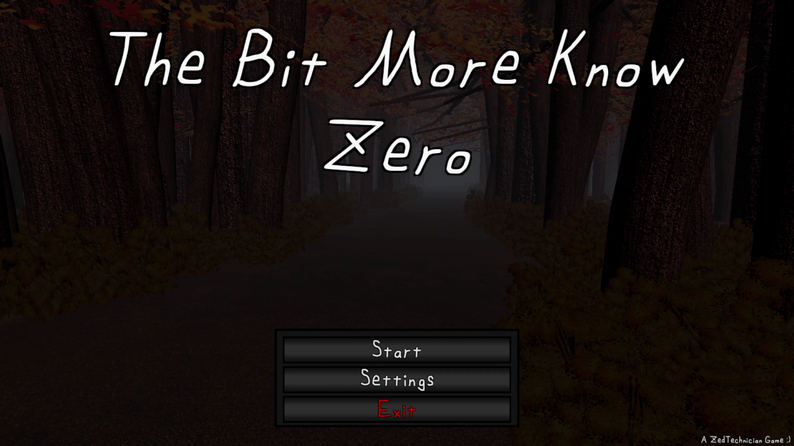 The Bit More Know Zero by Zed_Technician