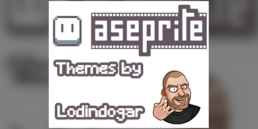 Cover image for Lodins Aseprite Flat Themes Pack v1.2.16