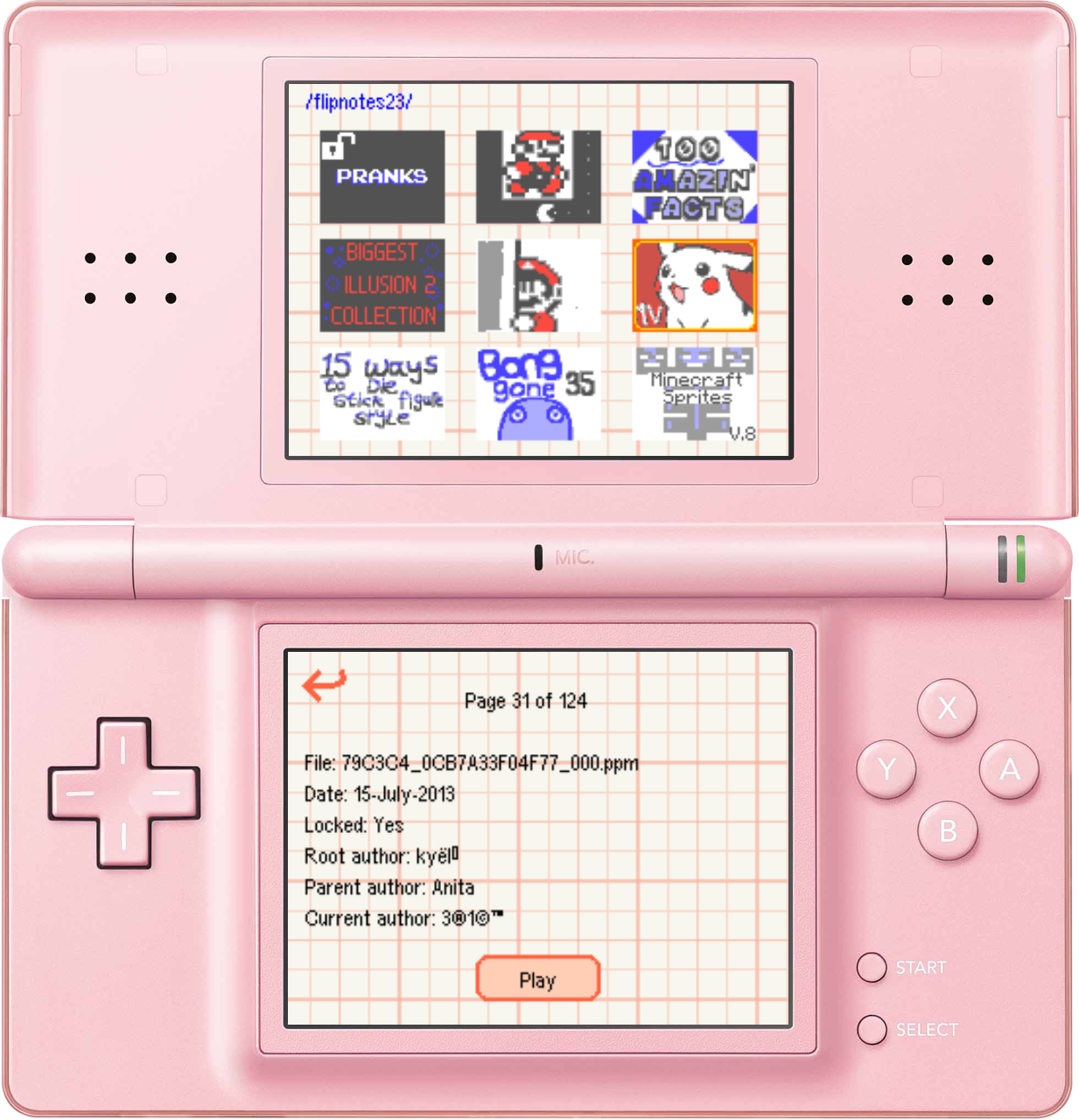 Flipnote studio deals 3d rom