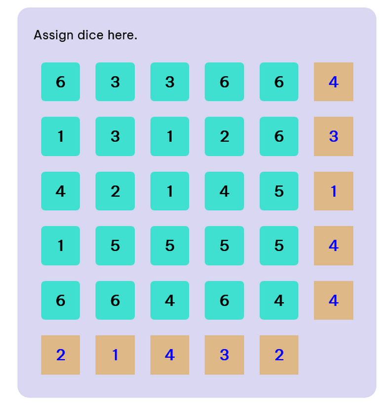 Full House Dice by RobinDavid