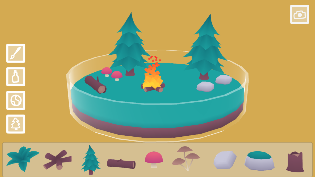 Tiny Worlds in Flasks