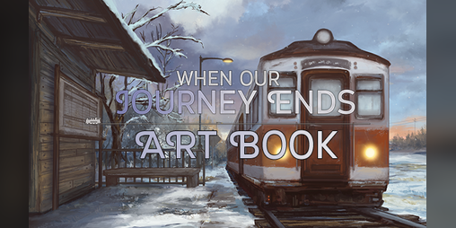 Cover image for When Our Journey Ends Artbook