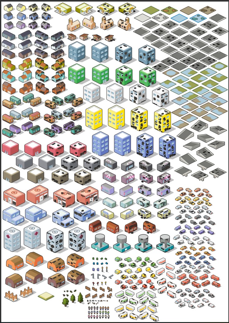 Isometric City Pack by Buggy Studio