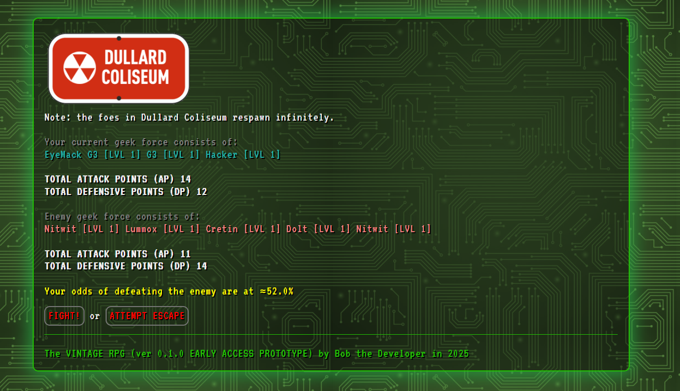 Screenshot 3 for The Vintage RPG