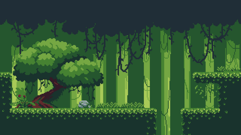 [Platformer Free Asset #1] - Jungle (PixelArt) by YanSan