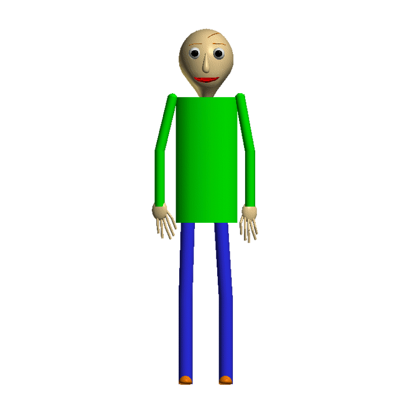 New Baldi Model For Anim8or By Oranio2010 by Oranio2010