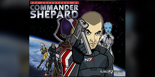 Cover image for The Adventures of Commander Shepard