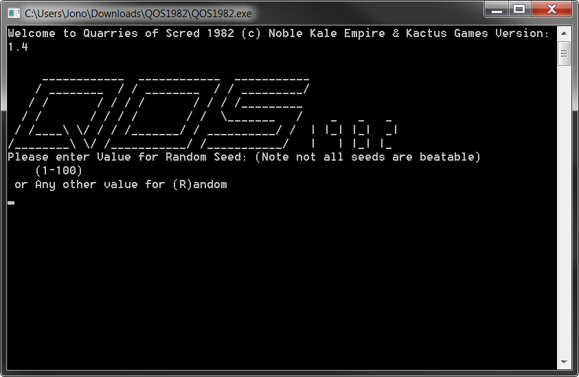 Quarries of Scred 1982