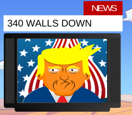 Trump's Great Wall- Build the wall puzzle game