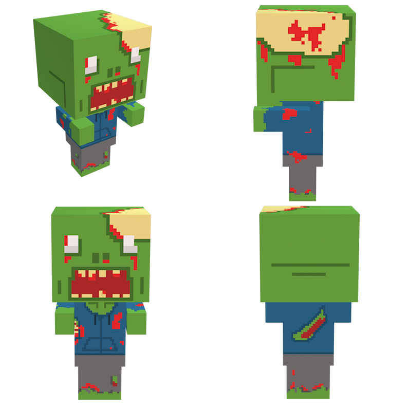 Block Zombies Collection by BjornH