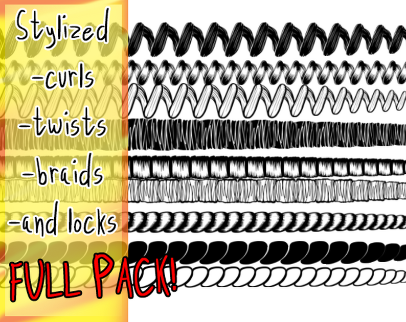 Afro Hair Brushes by DJ990J