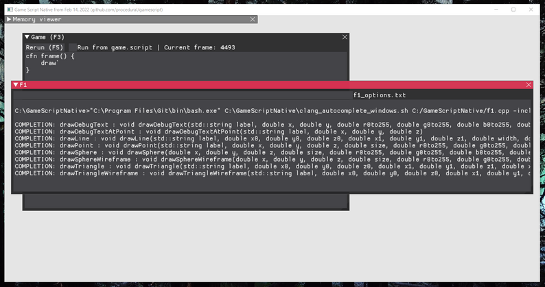Game Script Native by Procedural