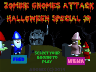 Zombie Gnomes Attack Halloween Special 2014 cover