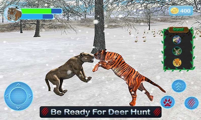 Wild White Tiger Jungle Hunt By Madmaxgames