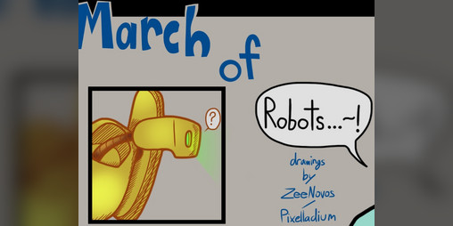 Cover image for March of Robots 2017 drawing collection