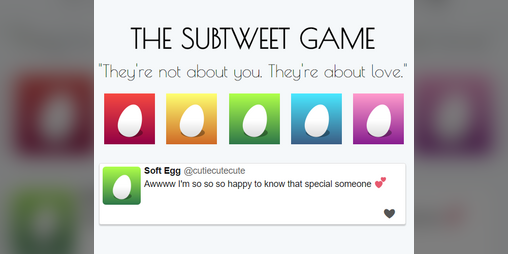 Cover image for The Subtweet Game