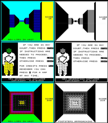 3D Monster Maze in Colour -ZX Spectrum-