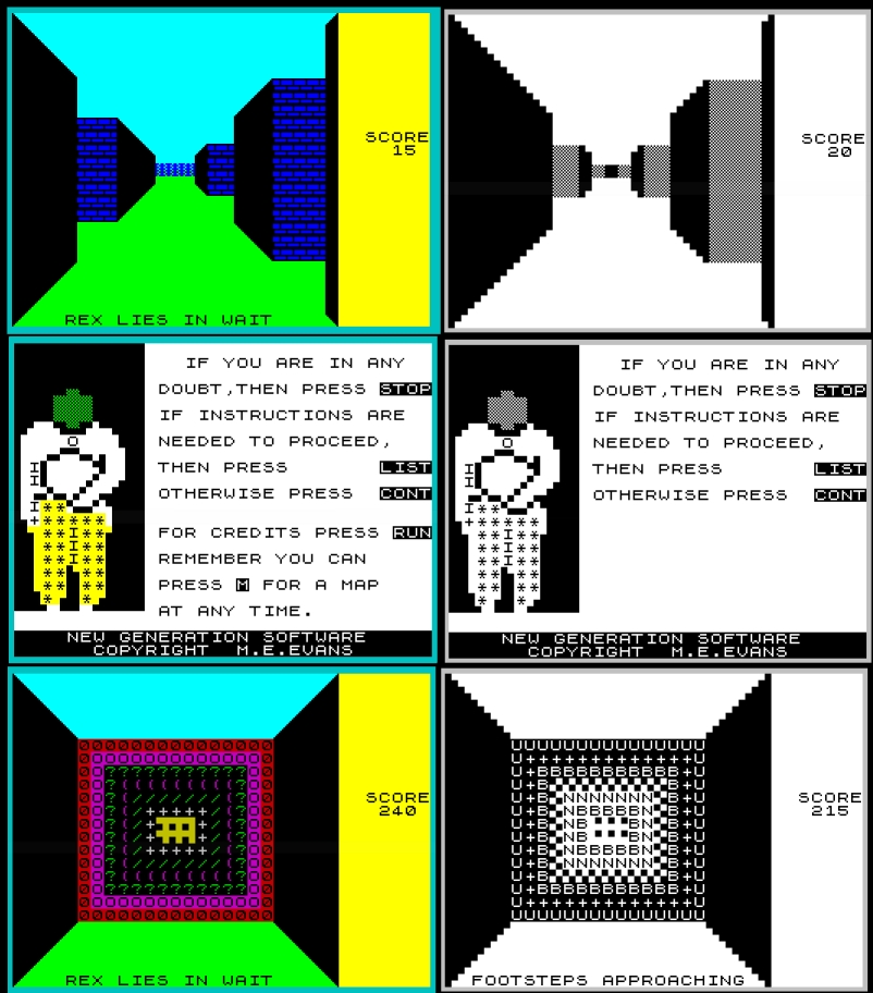 3D Monster Maze in Colour - for the ZX Spectrum by Dickydodds