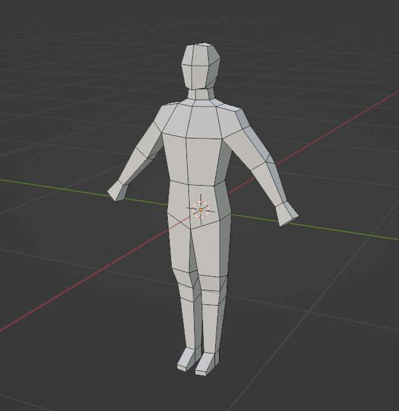 free psx and n64 male base mesh by orange juice games