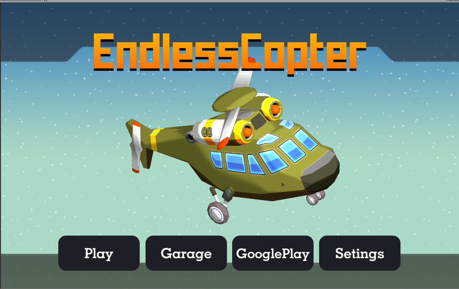 Endless Copter : Ruch