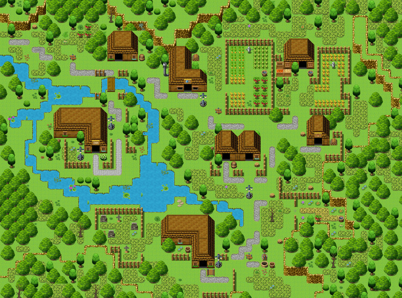 Lake Town (RPG MAKER MAP PACK) by RpgMakerMaps