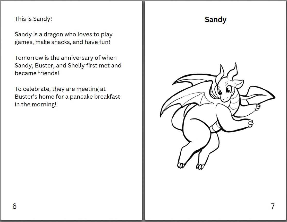 Screenshot 4 for StoryGuider: Sandy's Hearts and Crafts!