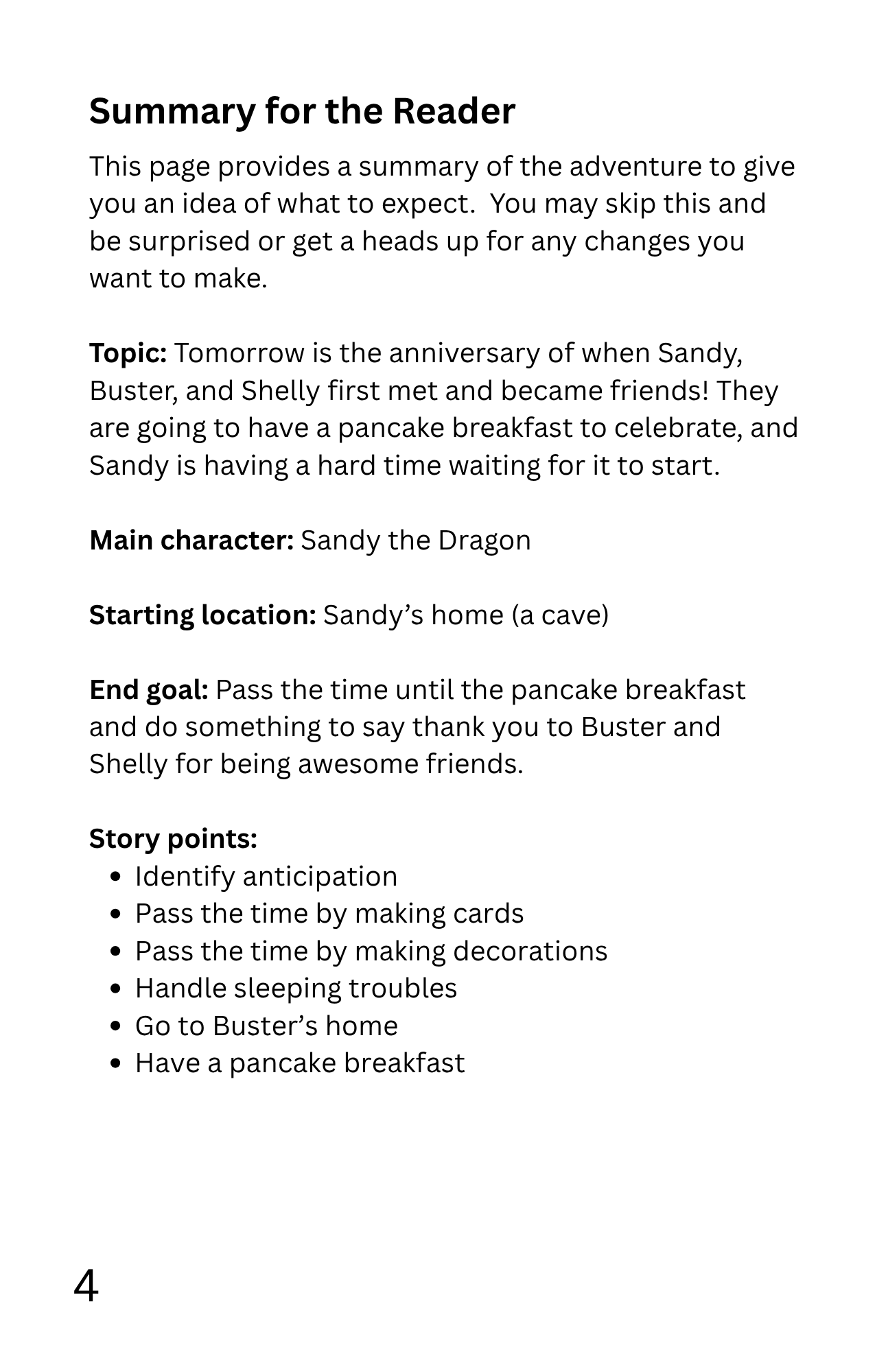 Screenshot 3 for StoryGuider: Sandy's Hearts and Crafts!