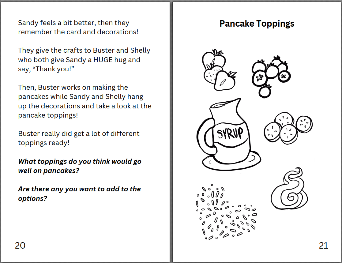 Screenshot 6 for StoryGuider: Sandy's Hearts and Crafts!