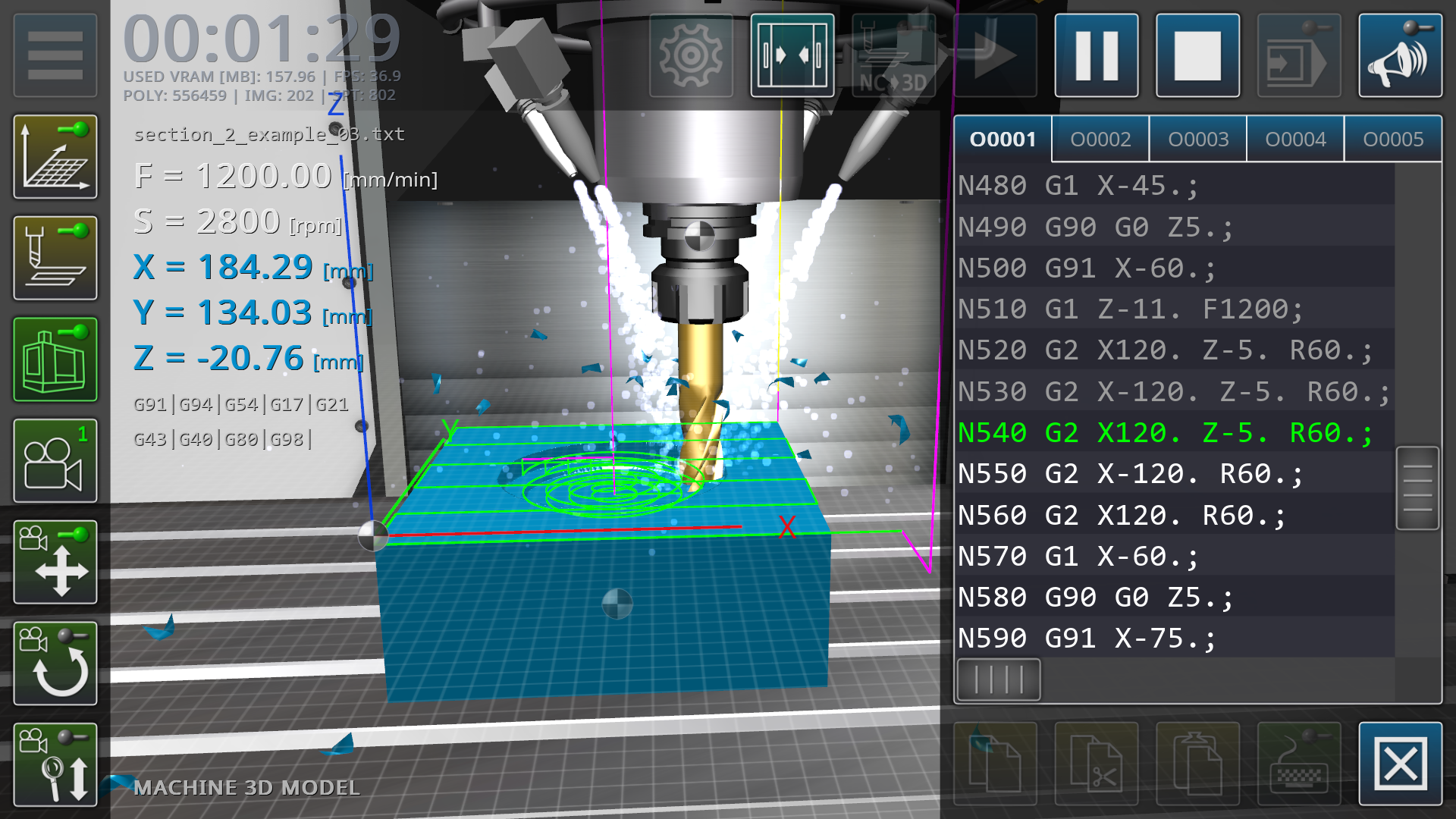 CNC Milling Simulator - SUNSPIRE®