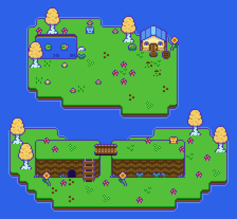 8x8 Cute Pastel Tileset By Sodorart