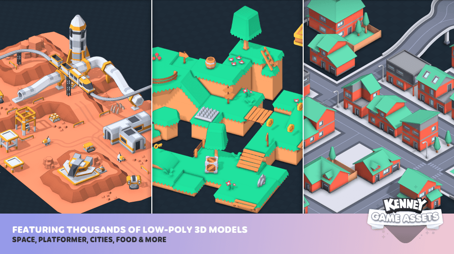 Kenney Free Game Assets in Environments - UE Marketplace