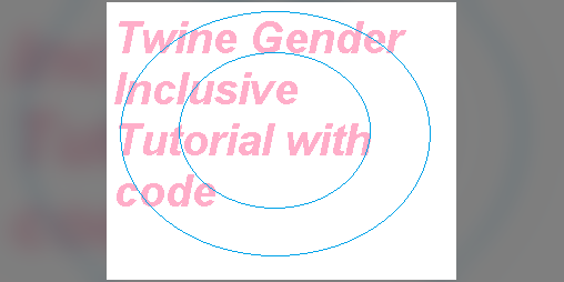 Cover image for Gender Inclusive Twine 2 Harlowe Code Tutorial