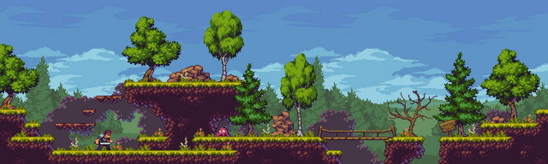 Fantasy Forest - Pixel Art Tileset by aamatniekss